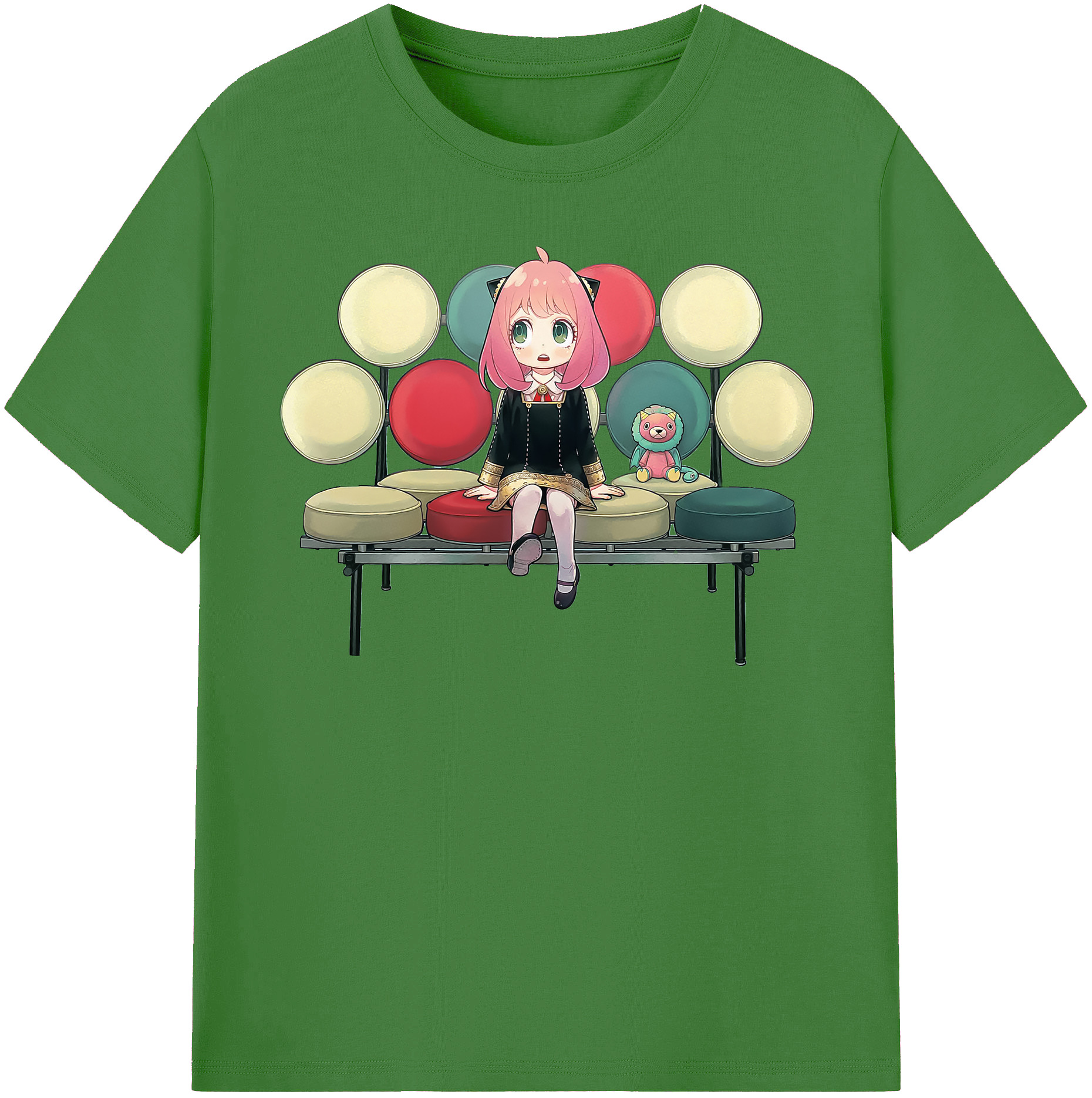 （画像用） SPY×FAMILY间谍家家酒 レディースカジュアルプリントTシャツ（綿100％）